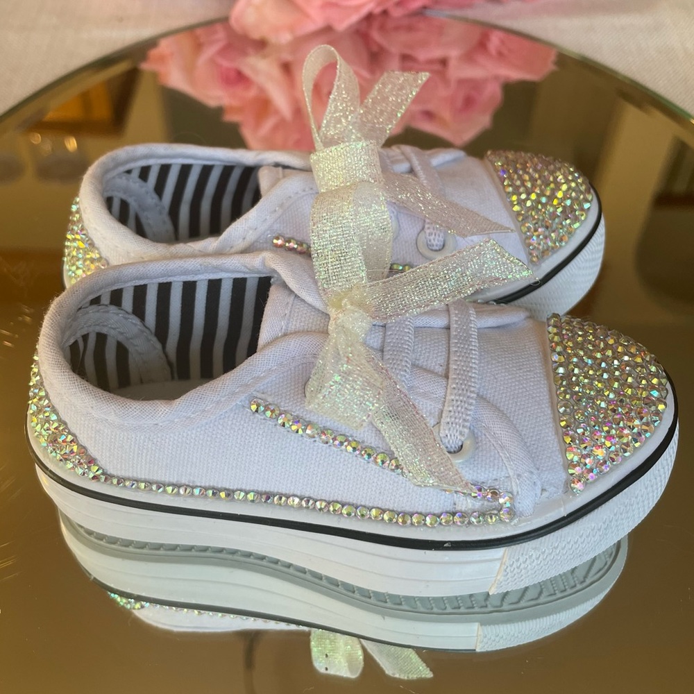 Bling Rhinestone Kids Shoes - Picture 13 of 17